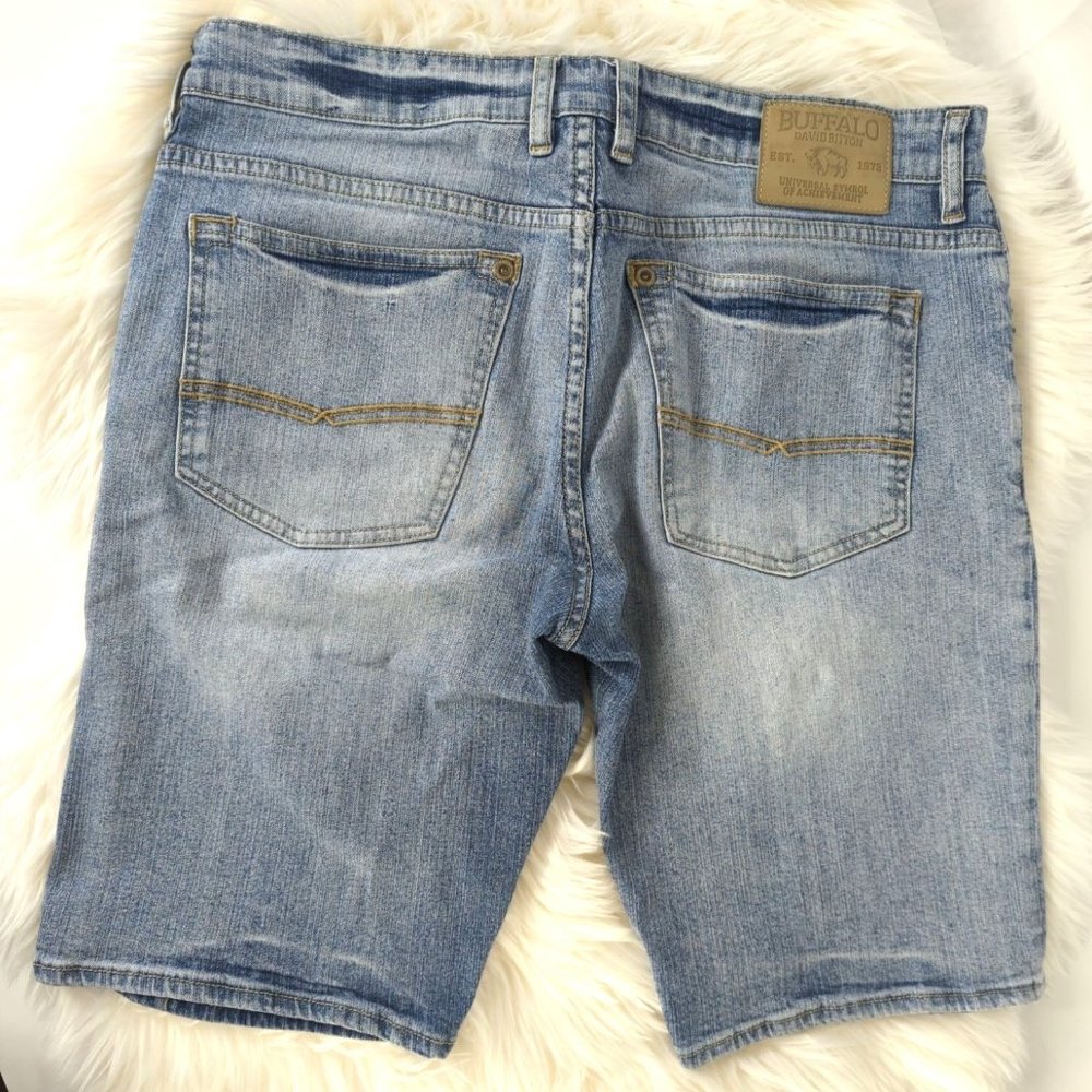 Buffalo David Bitton Six-X Basic Short Distressed… - image 2